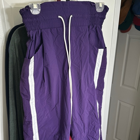 Free People Movement Champ Is Here Pants - Purple NWOT - Picture 4 of 6